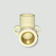 BRASS ELBOW WITH CLAMP